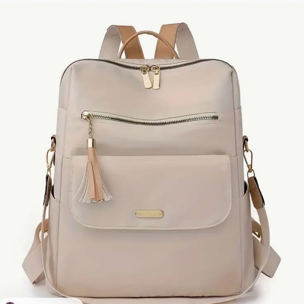 Women’s multifunctional bag. Cream color antitheft bag. Brand new never used.